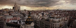 planes con lluvia en Madrid